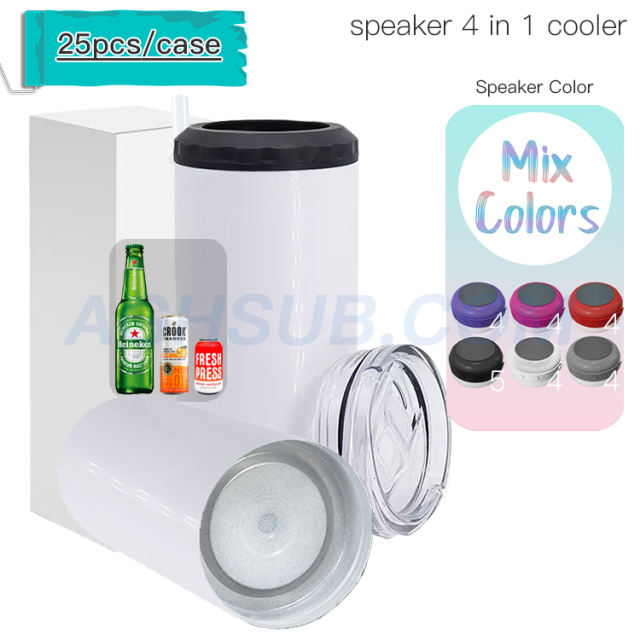 16oz speaker 4 in 1 cooler sublimation blanks