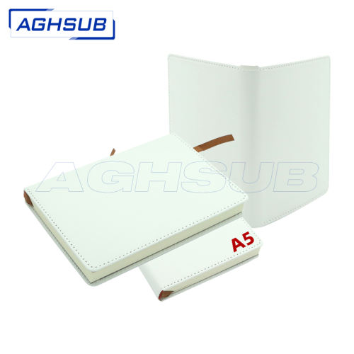 US warehouse A5 white sublimation notebook