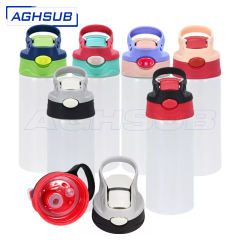 US warehouse 12oz sublimation kids water bottle