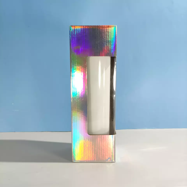 20oz straight sublimation tumbler blanks with holographic box
