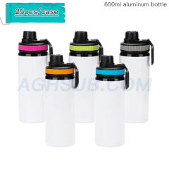 US warehouse sublimation aluminum sport water bottle