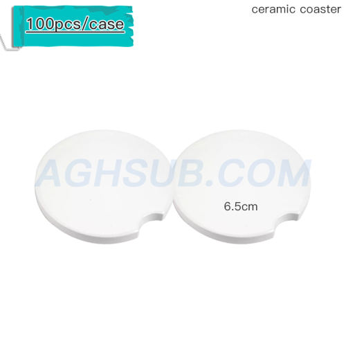 US warehouse sublimation ceramic cup coaster