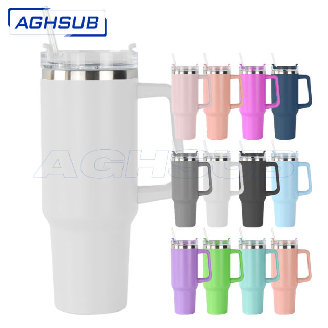 FAST sea shipping from china 40oz Generation 1 colored powder coated double wall mug