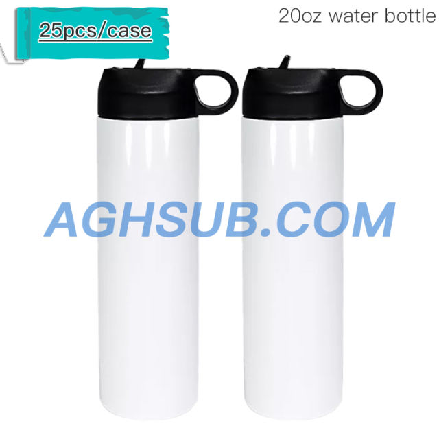 US warehouse Sublimation sport water bottle flask 20oz