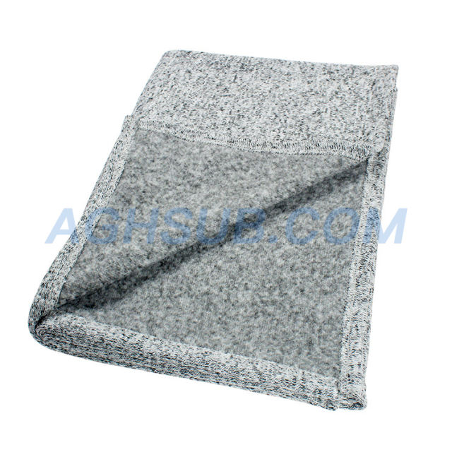 Sublimation grey polyester blanket 127X152 CM