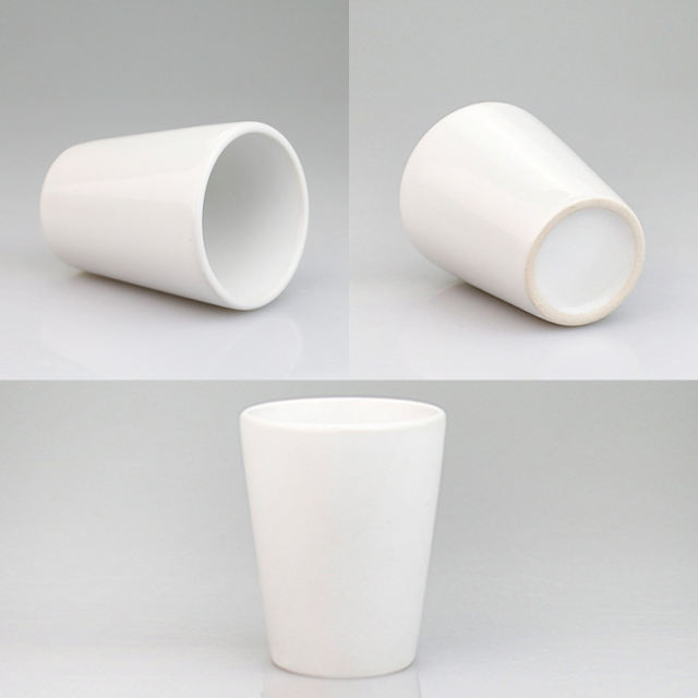 1.5oz white ceramic shot glass cup