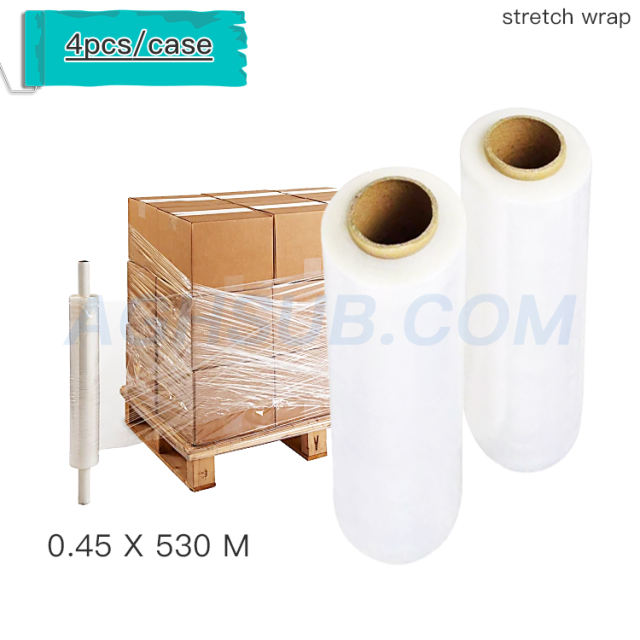 US warehouse packing stretch wrap scotch tape