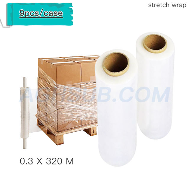 US warehouse packing stretch wrap scotch tape