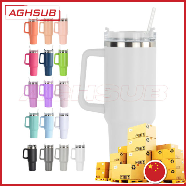 FAST sea shipping from china 40oz Generation 1 colored powder coated double wall mug