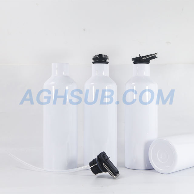500ml sublimation white wine bottle with handle lids