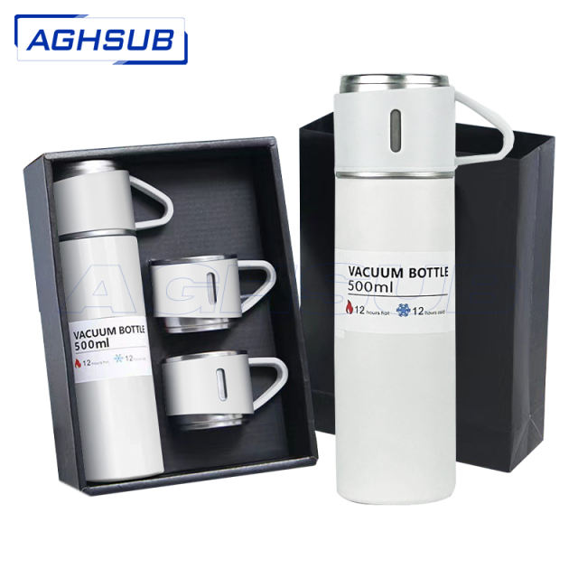 500ml sublimation vacuum flask gift set