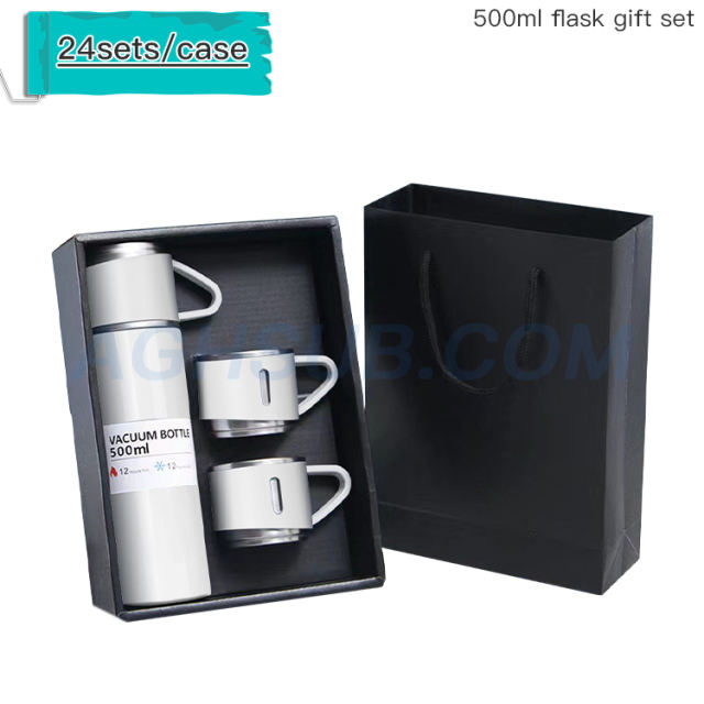 500ml sublimation vacuum flask gift set