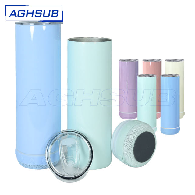 New small size 20oz  sublimation speaker colored body tumbler