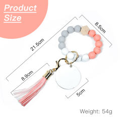US warehouse Sublimation blanks bracelet mix color
