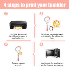 US warehouse Sublimation blanks bracelet mix color