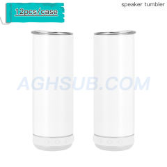 US warehouse 20oz sublimation speaker tumbler 12pcs pack