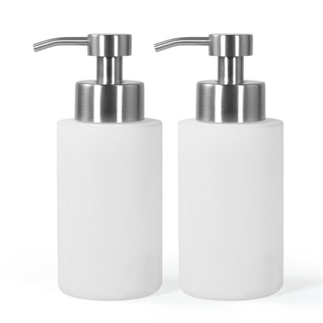 US Warehouse 550mlSingle Wall Sublimation Soap Dispenser White Blanks