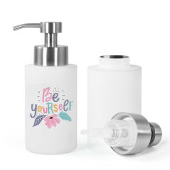 US Warehouse 550mlSingle Wall Sublimation Soap Dispenser White Blanks