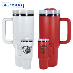 US warehouse 40oz H2.0 Pwoder Coated with Plated Black Base tumbler mug