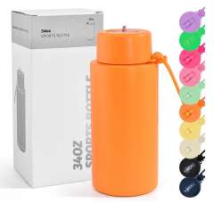 US warehouse 34oz Non-Sub Powder Coated water bottle