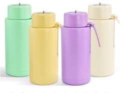 US warehouse 34oz Non-Sub Powder Coated water bottle