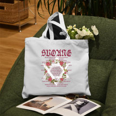 US warehouse Sublimation 47x12.7x38cm canvas cotton tote bag