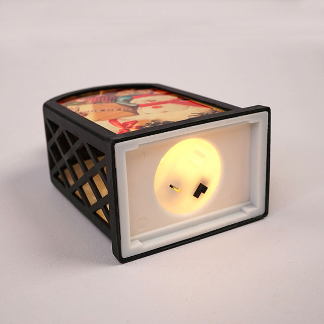 US warehouse PET plastic sublimation Christmas lantern