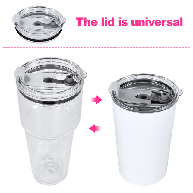 US warehouse 2 in 1 separable tumbler double wall coffee mug 25oz bottle and 15oz tumbler