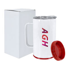 US warehouse 14oz sublimation stainless steel coffee mug with plastic bottom