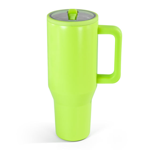 US warehouse 40 oz H5.0 Tumbler with directly drinking lid colorful powder coating double wall vacuum stainless steel mug