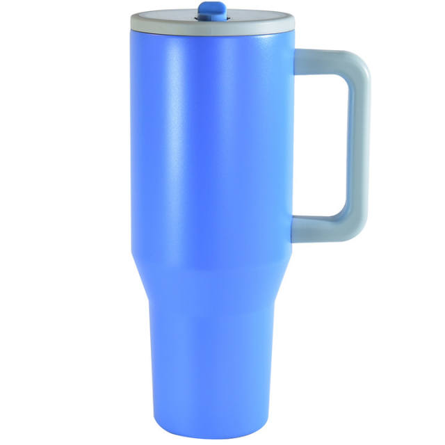 US warehouse 40 oz H5.0 Tumbler with directly drinking lid colorful powder coating double wall vacuum stainless steel mug