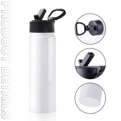 US warehouse 22oz Sublimation sport water bottle flask