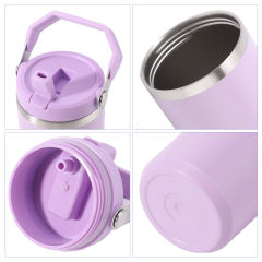 USA 12pcs one box 30oz powder coated tumbler with handle lids