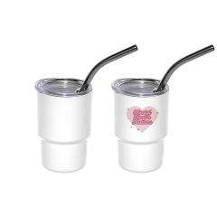US warehouse 3oz stainless steel colored sublimation shot cup
