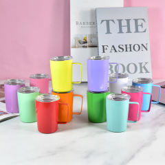 US warehouse 24pcs 3oz mini shot glass tumblers cups with handle,12 colors mixed