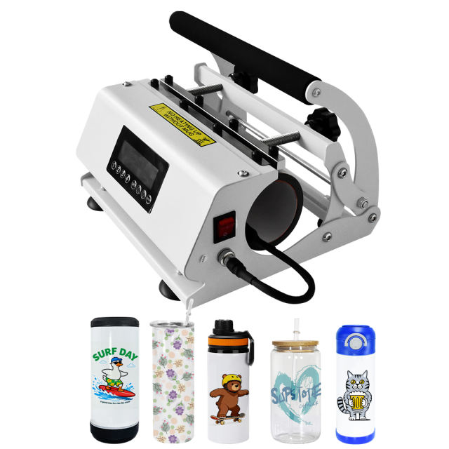 AGH tumblers sublimation heat press machine multiple fit size 11-30oz