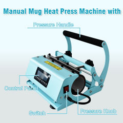 AGH tumblers sublimation heat press machine multiple fit size 11-30oz