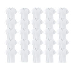 25pcs - white