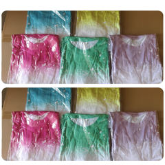 USA Warehhouse 25pcs/ctn Colorful Sublimation Bleached Polyester, fashion style bleached sublimation shirt