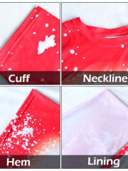 USA Warehhouse 25pcs/ctn Colorful Sublimation Bleached Polyester, fashion style bleached sublimation shirt