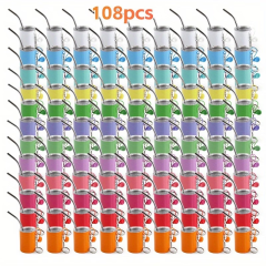 US warehouse 48pcs/108pcs  3oz Stainless steel shot glass mixed 12 colors with key chain mixed，Wedding gift Banquet glass party wine glass
