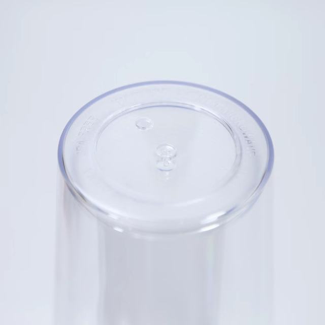 US warehouse 12pcs 16oz/24oz double wall acrylic plastic tumbler with straw