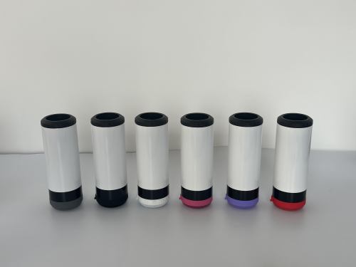US warehouse  6pcs 16oz speaker new type 4 in 1 cooler sublimation blanks tumblers with LED screen