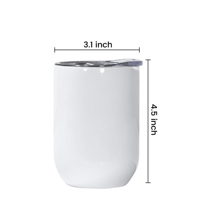 US warehouse 30pcs pack 12oz straight wine sublimation tumbler