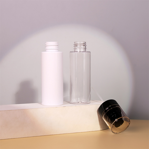 Lotion Pump Bottle 60ml 80ml 100ml White Clear PET Plastic Cosmetic Container Packaging