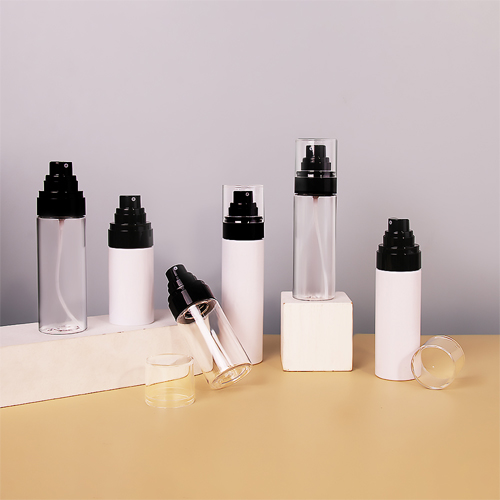 Lotion Pump Bottle 60ml 80ml 100ml White Clear PET Plastic Cosmetic Container Packaging