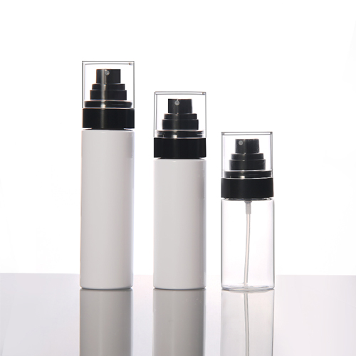 Lotion Pump Bottle 60ml 80ml 100ml White Clear PET Plastic Cosmetic Container Packaging