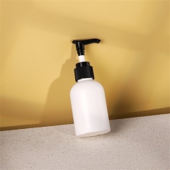 Plastic White Lotion Bottle Wholesale 100ml Empty HDPE Packaging with Pump For Shampoo Lotion Cosmetic