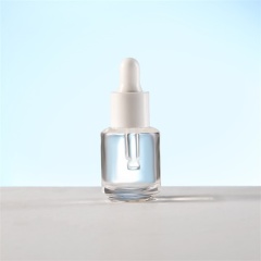 Mini Size 5ml Essential Oil Glass Dropper Bottle Round Clear Packaging for Perfume Oil Cosmetic