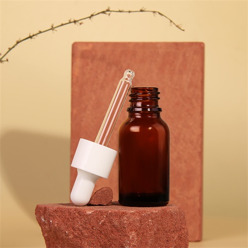 Custom Printing Glass Dropper Bottle 15ml Cosmetic Small Amber Essential Oil Packaging